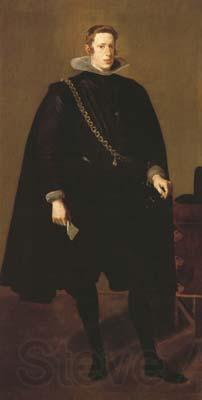 Diego Velazquez Portrait en Pied de Philippe IV (df02) Germany oil painting art